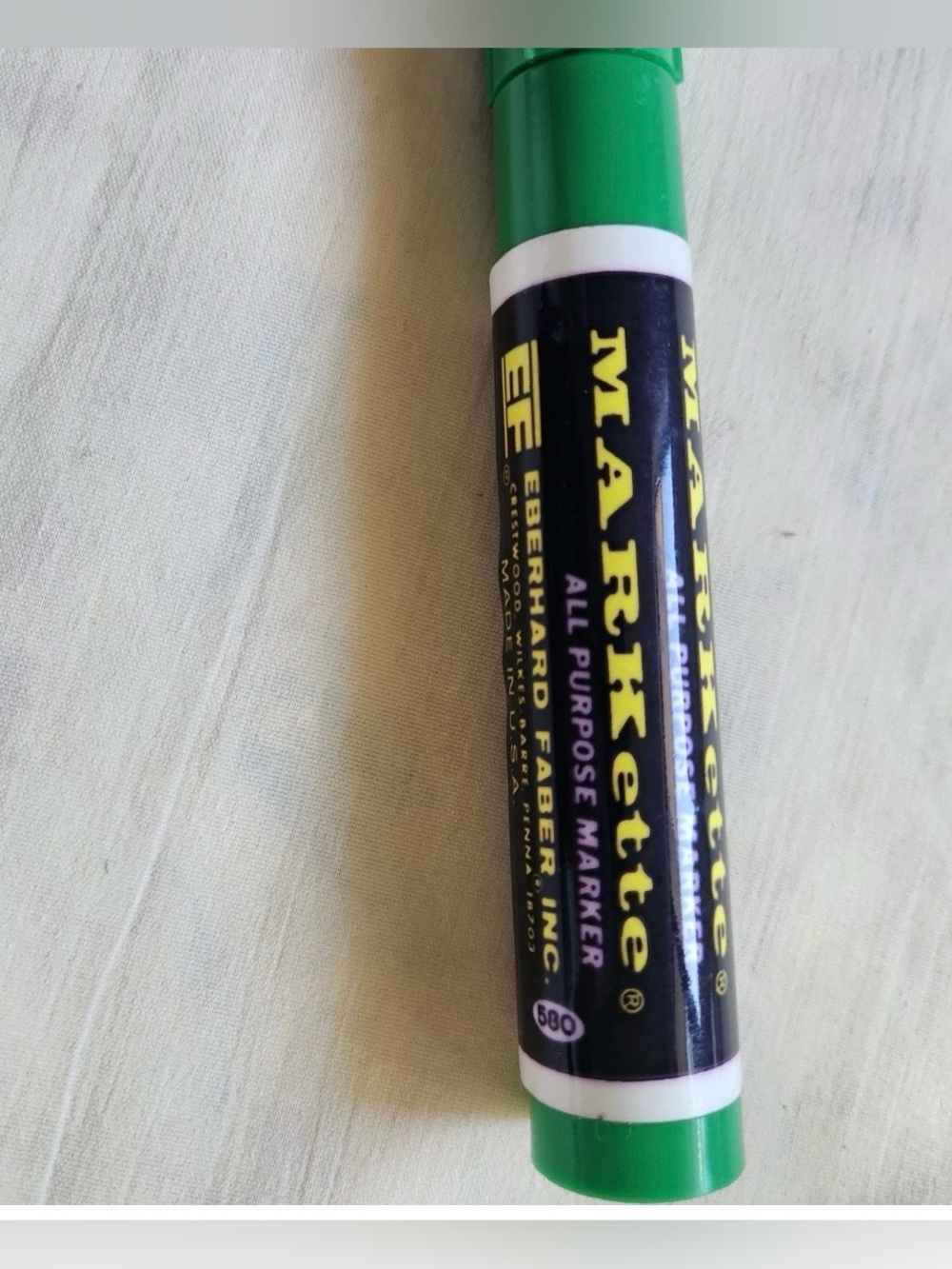 Eberhard Faber Green Multipurpose Marker
Markette 580 vintage - Made in USA